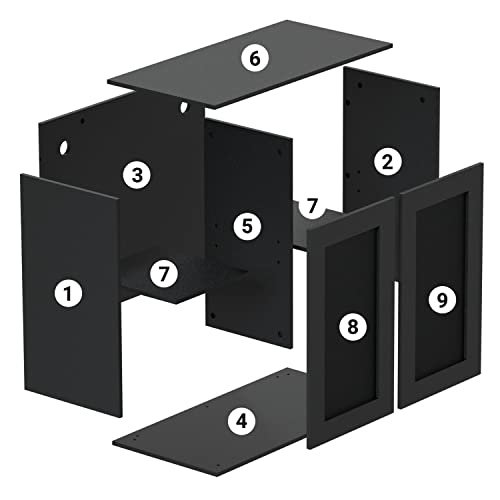 REPTI ZOO Reptile Terrarium Cabinet, Reptile and Amphibian Terrarium Stand 36" W x 18" D x 30" H