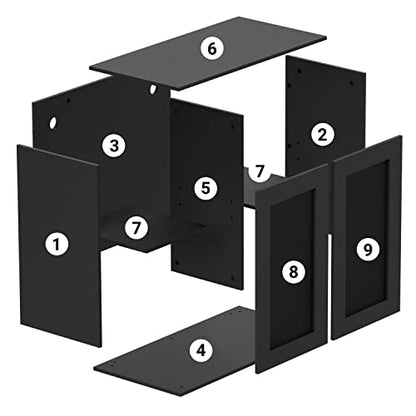 REPTI ZOO Reptile Terrarium Cabinet, Reptile and Amphibian Terrarium Stand 36" W x 18" D x 30" H