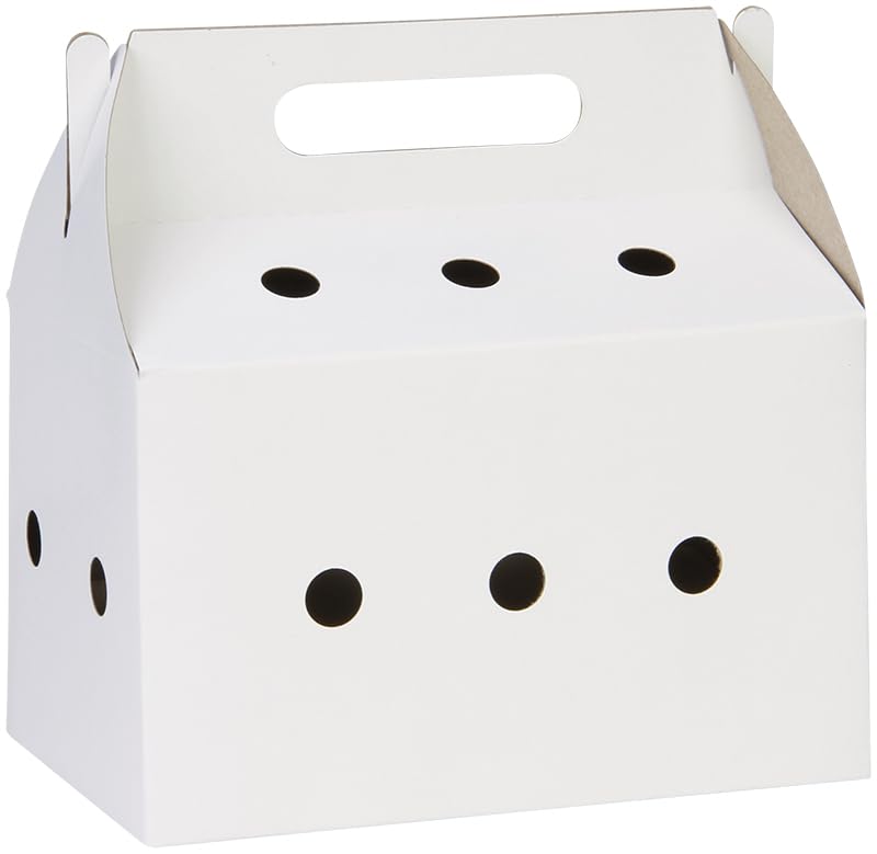 Disposable pet Carriers for Small animals-12 Pack (White) - color: White