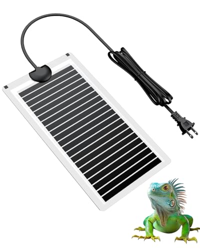 Pawfly 14 W Reptile Heat Pad 11 x 5.9 Inch Reptile Heating Pad Under Tank Terrarium Safe Fast Heating Mat Heat Mat for Turtles Frogs Snakes Lizards Geckos Hermit Crabs Spiders & Other Reptiles - size: 14W ( 11 x 5.9 Inch)