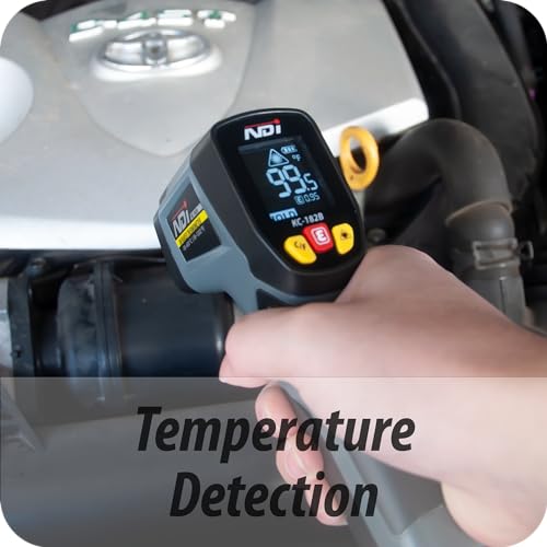 Infrared Thermometer Temperature Gun -58℉～1202℉, Digital Laser Surface Temp Reader for Cooking, Pizza Oven, Candy, Griddle HVAC IR Thermometer Temp Gun with Adjustable Emissivity