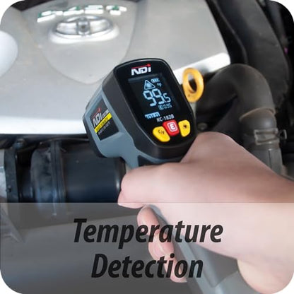 Infrared Thermometer Temperature Gun -58℉～1202℉, Digital Laser Surface Temp Reader for Cooking, Pizza Oven, Candy, Griddle HVAC IR Thermometer Temp Gun with Adjustable Emissivity