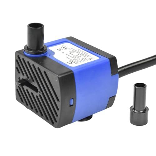 CONQUERALL 92GPH 5W Submersible Pump Mini Adjustable for Fish Tanks, Tabletop Fountains, Hydroponic Systems, Pet Fountains