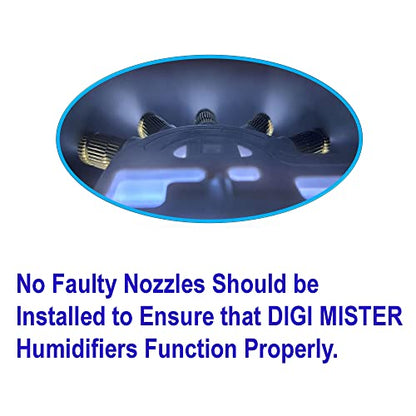 Humidifier Spray Nozzles Compatible with All DIGI MISTER Humidifiers (Pack of 5)