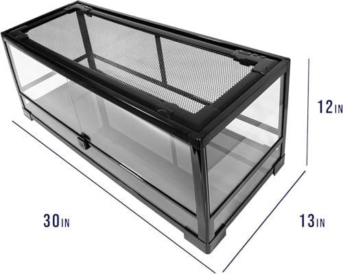 Carolina Custom Cages Terrarium; Easy Assembly (30Lx12Wx12H) - size: 30Lx12Wx12H