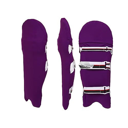 KNK Cricket Batting Pad Covers, Universal Youth and Adult Fit, Pair - color: Purple