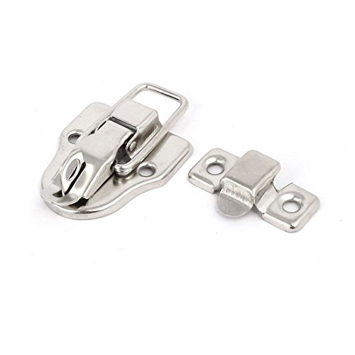 BfyBest Wood Box Toolbox Cabinet Metal Spring Loaded Latches Catch Toggle Hasp (Pack of 4)