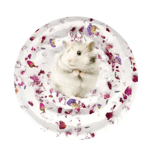 Hamster Bath Sand,5LB Dust Free Hamsters Bathing Sand Natural Petals Scented Desert Sand or Potty Litter Sand for Chinchilla Guinea Pigs Gerbil Mice Small Animals