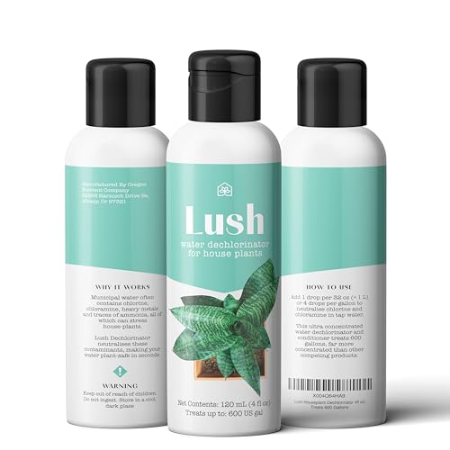 Lush Houseplant Dechlorinator, Ultra‑Concentrated Water Conditioner, 120ml