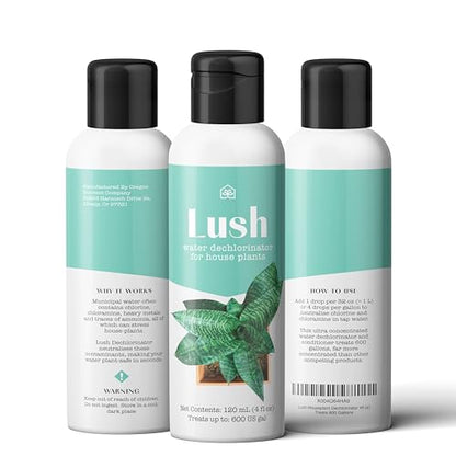 Lush Houseplant Dechlorinator, Ultra‑Concentrated Water Conditioner, 120ml
