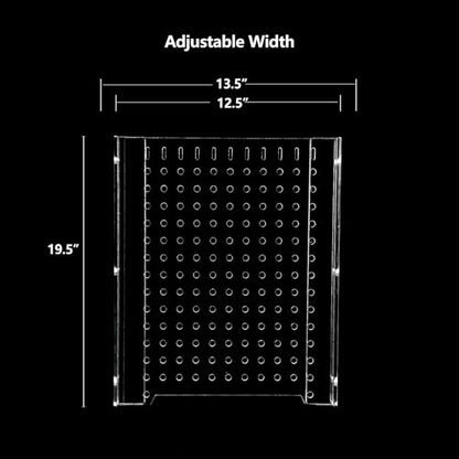 Acrylic Fish Tank Divider 55Gallon,Adjustment Clear Fish Tank Separator Set with Suction Cups - size: 55 Gallon
