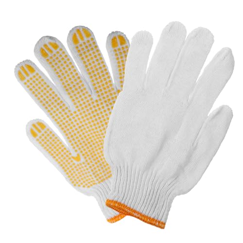 VILLCASE Thickened Bite Scratch Gloves for Animal Handling Breathable Pet Protection Pair with Bite Rubber Front Cut Resistant Gardening Gloves for Dogs Cats Birds Reptiles Random Color