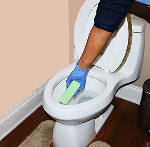 Compac's Magic-Stone Porcelain Cleaning Stick - Toilet Bowl Cleaner, Advanced Green Technology, Handy Toilet Cleaner Easily Scrubs/Removes Stubborn Lime Stains from Porcelain or Bathroom Fixtures (1) - size: 1 Count (Pack of 1), style: Without Handle