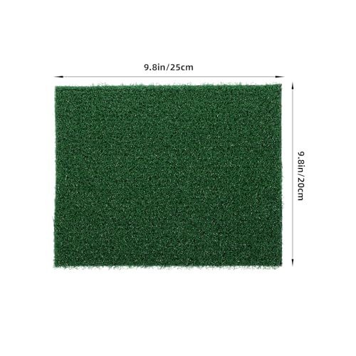 GANAZONO Fish Tank Simulation Turf Artificial Turf Mat for Turtle Basking Platform Reptile Tank Flowerpot Mat Aquarium Grass Decor Home Landscaping 9.84 X 7.87 X 0.31 in