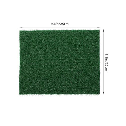 GANAZONO Fish Tank Simulation Turf Artificial Turf Mat for Turtle Basking Platform Reptile Tank Flowerpot Mat Aquarium Grass Decor Home Landscaping 9.84 X 7.87 X 0.31 in