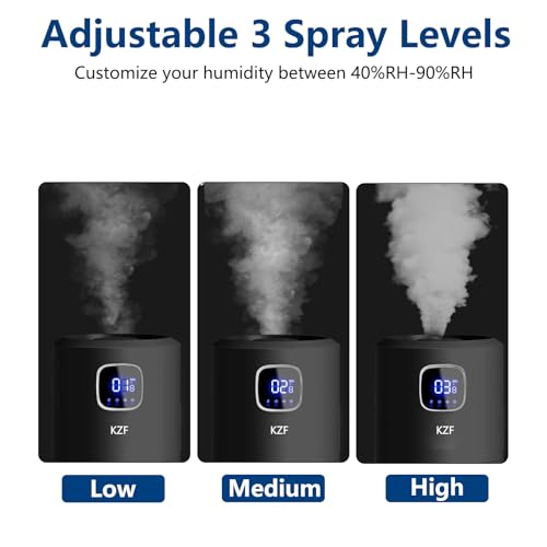 KZF 9L Humidifiers for Bedroom Large Room | Cool Mist, Top Fill