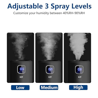 KZF 9L Humidifiers for Bedroom Large Room | Cool Mist, Top Fill