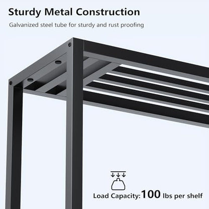 Metal Heavy Duty Plant Stand Indoor Outdoor,3 Tier Ladder Plant Stands Riser,Wrought Iron Plant Shelves for Multi Large Pots,Black Tiered Flower Display Holder for Living Room,Patio,1-Pack
