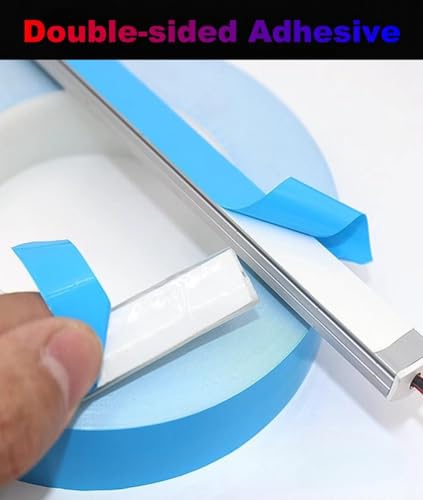 Thermal Tape 0.5 inch x 66Feet Heat Transfer Double Sided Tape with Strong Adhesive, for Mounting CPU Heatsink, Fixed Rug, Install LED Light Strips, Woodworker Item, Arts & Crafts, DIY Gift Decorate