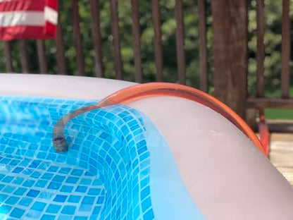 1” x 10’ Self-Priming Shaker Jiggler Siphon Hose, FlowPro Siphon Gas & Fuel Transfer Pump, Gas Can Siphon for Boats, Jet Ski, Pontoon. Water Siphon Pump for Hot Tub Drain and Cold Plunge | 10 GPM - size: 1” x 10 Foot