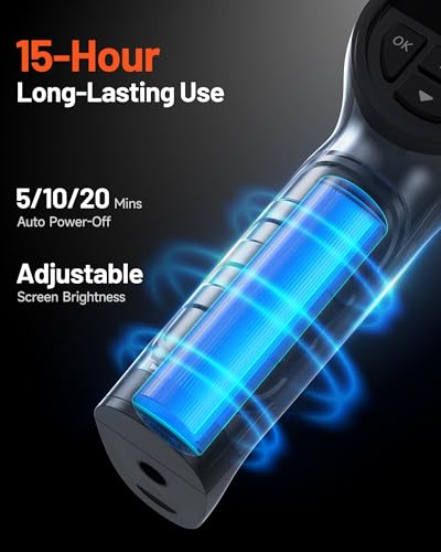 TOPDON TC004 Mini Thermal Imaging Camera, 240 x 240 TISR Resolution | 15H Battery Life, 25Hz Handheld Infrared Camera with High/Low Temp Alerts, Auto Shutdown, 128 x 128 IR Resolution, Blue