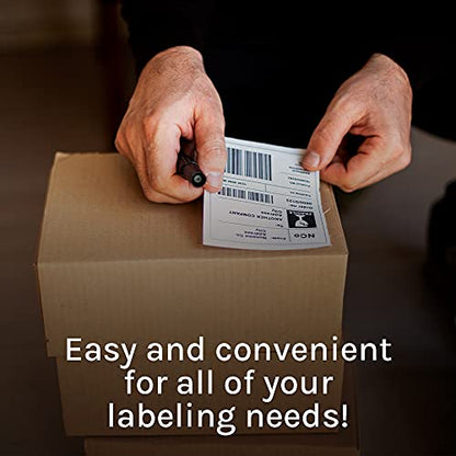 Premium Label Supply White Sticker Shipping Labels – 4" x 5" – Laser/Inkjet Compatible – (4 per Sheet), 500 Sheets - 2,000 Total Adhesive Labels - size: 2000 Labels
