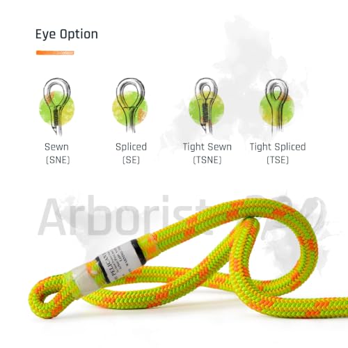 24-Strand 11.8 mm Arborist-Pro™ Rope – High Tensile Strength – Lightweight – Made in USA - color: Viper, size: 200 ft