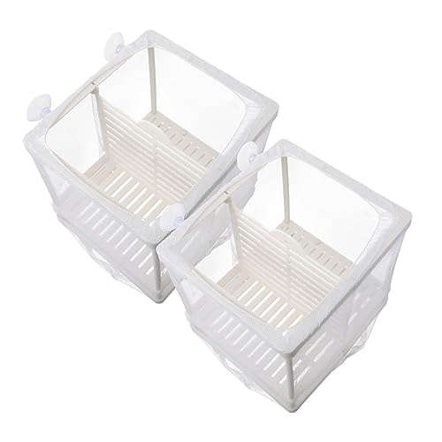Hemoton Sturdy Fish Tank Isolation Board 2pcs Box Mesh for Aquarium Breeding and Reptile Nursery
