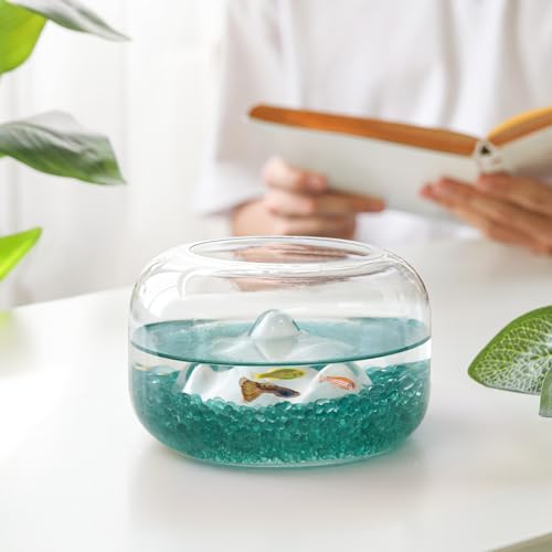 T4U Aquarium Gravel Rocks, Green Glass Pebbles for Fish Tank 2 lb | Smooth rounded decorative stones for aquarium substrate, succulent top dressing, vase filler, terrariums and resin art crafts - color: #10 - Green, size: 2 LB