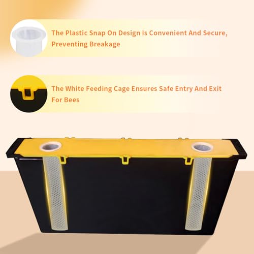 Feeder Beehive Frame 2 Pack 3.5 L Bee Feeder Update Feeder Deep Frame Water Feeder Beekeeping Supplies Equipment Tools - size: 2 Pack 3.5 L