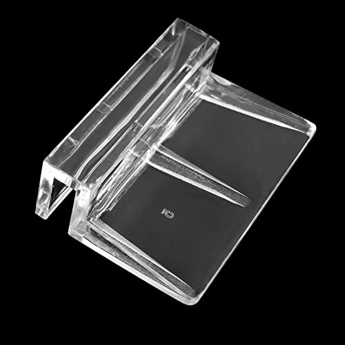 Aquarium Lid Clips, 5MM, 24 Pack | DIY Aquarium Lid Holder, Clear Acrylic, Fish Tank Support, Aquarium Glass Holder - size: 5MM