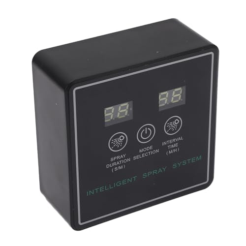 Yosoo Health Gear Smart Intelligent Spray System, Reptile Fogger Misting System Automatic Timing Humidifier 360 Degree Adjustable Misting Nozzles Mister for Terrarium Reptile
