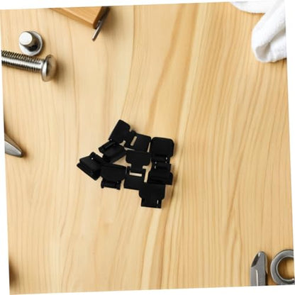 Mikikit 8pcs Turtle Tank Lock Clips Secure Latches for Reptile Terrariums Aquarium Cover Holders Easy to Attach for Enclosures