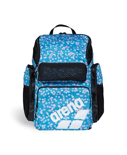ARENA One Go Swim Backpack Travel Large Size Athletes Sports Equipment Bag 45 Liters - color: Arena Flowers