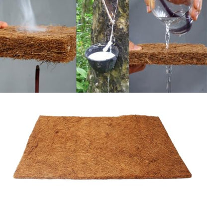 Reptile Bedding Mat and No Deformation 2 Pcs Natural Coconut Fiber with Good Air Permeability Wear-Resistant Cushion Liner for Reptile Pet Box and Microlandschaft Landscaping