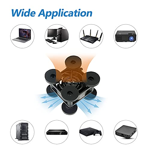 Mini, Compact 40mm x 20mm USB Fan, for VR Gear, Aquarium, Roku, Router, Raspberry Pi, Cosplay, Helmet Cooling Ventilation