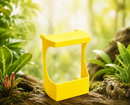 Magnetic Chameleon Feeder Cup for Screen Enclosures, Insect Feeding Station, Escape-Proof, Red, for Chameleons, Geckos, Anoles & Small Lizards，White - color: white