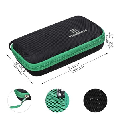 Tourmate Hard Case for KIZEN/Etekcity/Soonkoda/ThermoPro Infrared Thermometer Gun,Laser Surface Temp Reader Travel Box (Box for Sale) - color: Black & Green