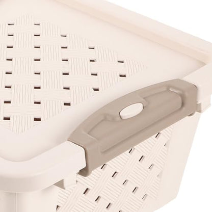 SUPVOX Hamster Carrier Box Small Pet Container Plastic Ventilated Cage for Travel Transport Guinea Pig Reptile Carrier Portable Animal Travel Cage