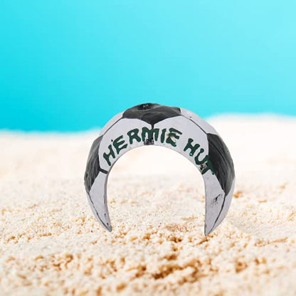 Needzo Hermit Crab Hut Habitat Decoration for Pets, Amphibians, Decorative Cage Accessory, 2.5 Inches