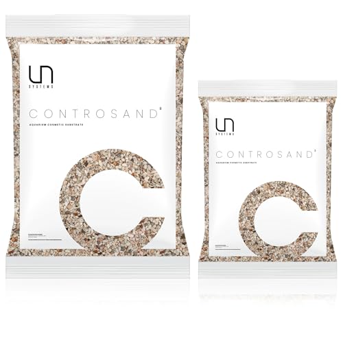 UNS Controsand - Tahoe, 3L - Natural Freshwater 3-5 mm Neutral Gravel - Decorative Small Rocks for Aquascaping Planted Tank - Aquarium Terrarium Substrate for Betta, Shrimp, Fish, Reptile Decor - size: 3L