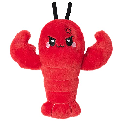 Crustacean Microwavable Unscented Heating Pad for Women - Warm Cozy Plush Heatable Stuffed Toy Animal - Hot and Cold Heat Bag Gift for Women and Girls Red - style: Angry Crustacean