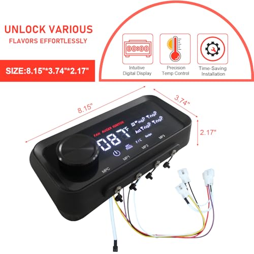 Replacement Pit Boss PID Thermostat Control Board 80145 Compatible with Pit Boss Pro Series II 1150 Wood Pellet Grills, with WiFi & Bluetooth Function, can Connect to Mobile APP. - size: 80145