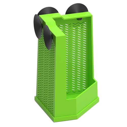 Wall Mounted Reptiles Feeding Station Corner Feeder Box With Suction Cup Attachment For Terrariums Reptiles Supply