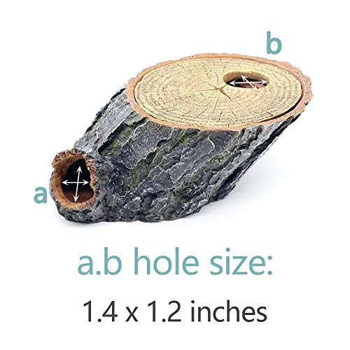 Snake Hide and Basking Tree Roots Cave for Terrariums, Available for Climbing and Hiding Spots for Reptiles, Amphibians, and Small Animals, Corn Snake, Small Gecko - style: Medium