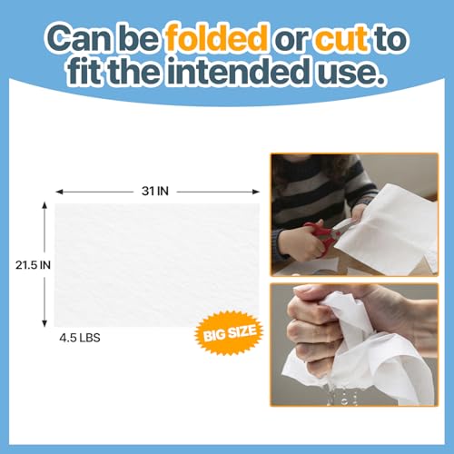 T TORTO9 Non-Woven Bird Cage Liners 31 x 21.5 Inch (120 Sheets) – Absorbent, Lint-Free Disposable Cage Tray Liners for Large Bird Cages - size: 31 x 21.5 in non-woven