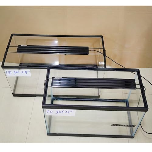 AQUANEAT LED Aquarium Light Full Spectrum 17 Inch Light Body with Extendable Brackets for 18 Inch to 24 Inch Fish Tank Light Fresh Water - size: 18"-24"