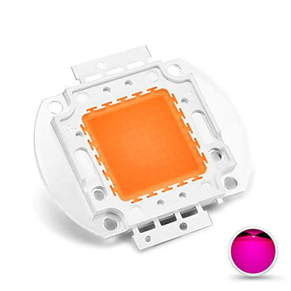 CHANZON High Power Led Chip 100W Full Spectrum Plant Grow Light | (380nm-840nm / 3000mA /DC 30V - 34V / 100 Watt) SMD COB Emitter Diode Components Bead for DIY Hydroponic Flowers Growing Lamp - color: M) Full Spectrum (380-840nm)