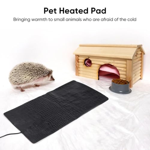 LIOOBO Reptile Pet Heating Cushion USB Carbon Fiber Heated Mat Energy Efficient Pet Supply for Cold Weather Safe Comfortable Use