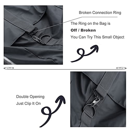 Zpsolution Zipper Clips Anti Theft, Zipper Locks for Backpacks, Purses | Locking Clips for Travel, Theft Deterrent, Double Opening Small Carabiner Clips, Zipper Pull Replacement - color: 2 Black and 2 Silver